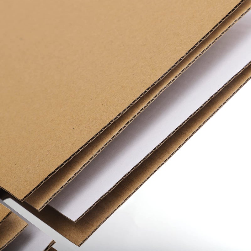 Eupako 5x5x5" Cardboard Box Mailers 25 Pack White Cube Corrugated Small Shipping Boxes for Mailing - Image 3